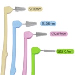 소로롱 덴탈 치간칫솔 L형 3P 이빨 : 소로롱잡화점