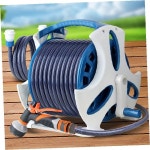 정원 세차 청소 호스 릴 보관함 물 공급 관리 베란다 야외 작업 차량 관리 마당 : glogo