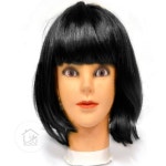 가발 단발머리 블랙 노래방가발 : 아이템 13번지