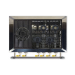 오즈테크 업소용가스렌지 원형+코팅상판 900렌지 21-14화구(좌) 3세대 주물 간택기 간데기 LPG LNG(도시가스) : 오즈테크