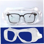 산업안전 투명보호경 작업장착용 눈보호장비 실험실고글 건설현장 방진안경 충격방지 : 호숨농장