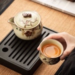 글로아픽 차판 다 A. 기쁨이 넘치는 손잡이 주전자 주전자 4잔, A. 101mL-00mL : 글로아픽