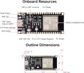 (2PCS) ESP32-C6 WiFi 6 개발 보드 ESP32-C6-WROOM-1-N8 트라이모드- 6+ 블루투스 5 + IEEE 802.15.4 (지그비 3.0 및 스레드) : 세니아Senia