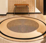 라탄 북유럽 대형 밀짚 원형 짚풀 침실 소재 부들 : 미텐