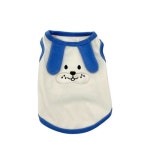 강아지 여름 봄 통기성 조끼 소형견 애견옷 반려견 데일리 블루멍 S 1.5-2.5kg : 입히고 꾸미고