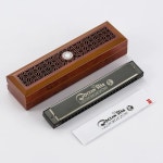 HOHNER 24홀 복음 악기 호너 블랙 연주급 트레몰로하모니카 C조 : 레비안15