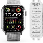 Apple Watch 화면 보호기 시리즈 9 8 7 45mm용 7팩 EPU 보호 필름 : 제트에이컴퍼니