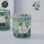 [탐니티원] 티라이트캔들홀더 유리 모자이크 캔들홀더 에매랄드 : 탐니티원