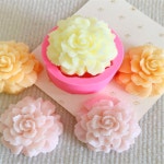 보따리라운지 카네이션 만들기 실리콘 몰드 캔들 비누 석고틀 카네이션캔들몰드 : 보따리라운지