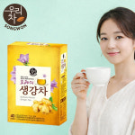 40T 도라지 생강차 티백 마시는 카페인없는 임산부 부모님 선물 커피 건강차 회사 사무실 무카페인 : 샘푸드