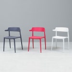 가구산책 카페 사출 체어 H3258 다용도의자 디자인체어 인테리어의자 디자인의자 책상의자 : 머니3레드