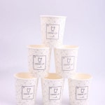 넉넉한 일회용 종이 컵 업소용 핫컵 종이 테이크아웃 330ml 대용량 : 새벽별마켓