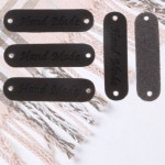 핸드메이드 가죽 라벨 택 수제 공예 DIY 의류 가방 소품 제작 장식 부자재 : haro