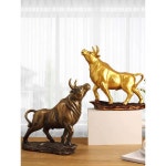 황금소 조각상 장식 월가황소 황금 인테리어 송아지 개업 : 유니쓰구매대행