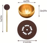 요가 명상 및 휴식 마음챙김 차크라 균형 잡기 스트레스 해소 자기 조절 여성과 남성을 위한 독특한 영적 선물을 MNI 노래 그릇 세트 사운드... 