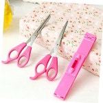 앞머리 셀프컷 헤어라인 정리 미용도구 가위 케이스 휴대 보관 가정 개인미용 : 레영몰