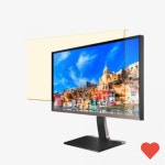 pc 장식 컴퓨터 보호기 보안기 거치식 옐로우 23인치 와이드 : 병일마트