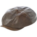 11226818 남자 헌팅캡 팔각모 뉴스보이캡 베레모 마로네 모자 남성용 여성용 Dublino Lamb Leather 다브리노 램 레더 mrwc042... 