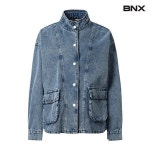 BNX 데님 노카라 하프 자켓 BX1JK002L0 976347 : 제누라벨