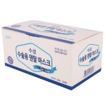 수성 수술용 덴탈 마스크 병원용 항균 위생 일회용 흰색, 50매입, 1개 : 착한 의료기