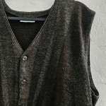 RODES 니트 조끼 남 XL J6019 : 스카이빈티지