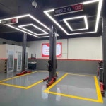 세차장 벌집조명램프 작업장 업소용 튜닝샵 손세차 천장 천정등 2.4x4.8m 320W 회로형 : 위키바잉민사