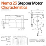 YEJMKJ 3팩 네마 23 스테퍼 모터 2상 1.8° 3Nm(424.84온스·인치) 고토크 바이폴라 101mm 0.8ω 4.2A 4-리드 샤프트 21mm φ8mm 57... 