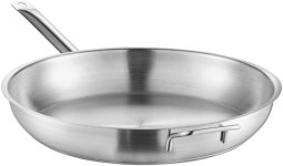 소로 에센셜 - 14인치 스테인리스 프라이팬 3겹 캡슐화 베이스 바닥 헬퍼 핸들 포함 달걀 팬 오믈렛 인덕션 준비 가정용 주방 레스토랑 : 에어... 