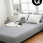 라프샵 캠핑용 모텔침구 매트리스커버 퀸 Q 그레이 : 공구쩜