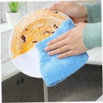 주방 청소 극세사 수건 흡수 행주 설거지 닦기 청소포 주방용품 위생 용품 : 호숨농장