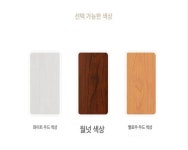 도어 주방 폴딩 공간분리 풀스탠드 파티션 커튼 임시 가스 차단문 (화이트 우드) : happyfactory