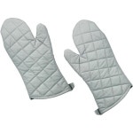 소로 에센셜 - 13인치 면 오븐 미트 실리콘 코팅 세트 0F 17C 에서 최대 200F 93C 까지의 조리용 냄비 홀더 조리대 벌크 : 엑스에이컴퍼니