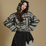 [딘트] J2639 프린지 후드 점퍼 : 딘트