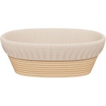 손디코 타원형 빵 프로핑 바스켓 수제 사워도우 베이킹 용품 바네통 브로트폼 천 라이너 Bread Proofing Basket 1 Pack : C비컴퍼니