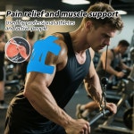 테이프 방수 근육 탄력 어깨 프리컷은 신체 운동 통기성 지지 액세서리파란색를 위한 제거합니다 피트니스 스포츠 이완을 및 : 월드포커스몰