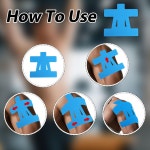 테이프 방수 근육 탄력 어깨 프리컷은 신체 운동 통기성 지지 액세서리파란색를 위한 제거합니다 피트니스 스포츠 이완을 및 : 월드포커스몰