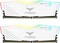 TEAMGROUP T-Force 델타 RGB DDR4 16GB (2x8GB) 3600MHz (PC4-28800) CL18 데스크탑 게이밍 메모리 모듈 램 DDR4 White : 리치링크