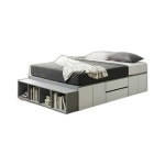 실용적인수납공간 퀸 사이즈 침대 프레임 디스크 자작 패밀리 꿀잠 속초 : 제이에이치에스.