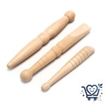 셀프 지압봉 세트 3종 - 손발 얼굴 전신 마사지 : 오로라베이