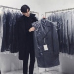 세탁소비닐 옷커버 의류보관용 투명 커버 먼지방지 100장 사계절 세탁소비닐 : 로그마켓 1호점