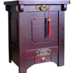 전통 오동나무 쌀통 뒤주 원목 쌀통 쌀독 보관함 곡물 : Bllueme