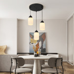 펜던트조명 식당 북유럽 삼구 유리 바 테이블 침대머리 로맨틱 : 고위시