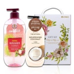 오가니스트 마카다미아 바디워시 500 + 온더바디 더내추럴 너리싱 코코넛 바디로션 400ml_(5개입) : 셀러팩토리