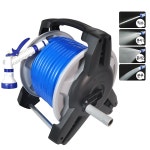 아파트단지 45미터 급수청소 다양한분사 릴호스 세트 화분 마당 세차 : 이큐레이팅