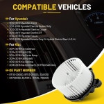 로드나우 700259 HVAC 블로어 모터 현대 엘란트라 쿠페 2013... 에쿠스 2014-2016 기아 포르테 HVAC Blower 700259 : 타타글로벌