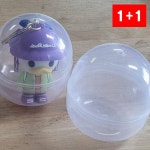 뽑기 캡슐 빈통 60mm 경품 장난감 플라스틱 반캡슐 세트 : 그레이스쓰리