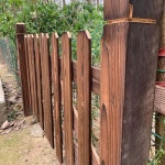 원목 전원주택 대문 정원 야외 나무 펜스 시골 마당 울타리 입구 : 터빈웍스