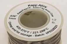 KappZapp7R 로진 코어 스피커 및 홈 시어터용 7% 실버 솔더 0.039 1mm x 1⁄2 lb 스풀 0.5 Pounds : 세경실상사