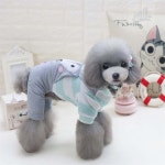 조은이름 강아지 봄가을 멜빵올인원 패션의류 펫패션 강아지옷 : 조은이름