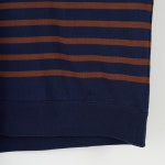 ORCIVAL 오르시발 패널 보더 스웨트 풀오버 OR-C0344PNB 남성용 긴팔 상의 M/L : 바이바이하루
